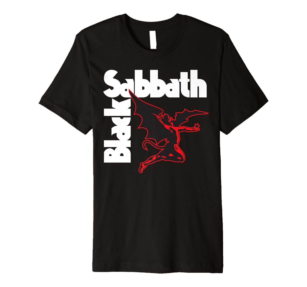 ブラックサバス LISTENTOBLACKSABBATH ロゴTシャツ XXL Amazon.com: Black Sabbath Demon Logo Premium T-Shirt